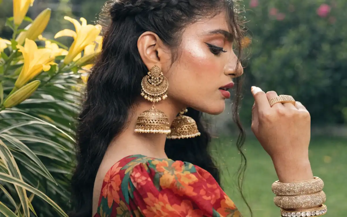 22k gold jhumka designs with price