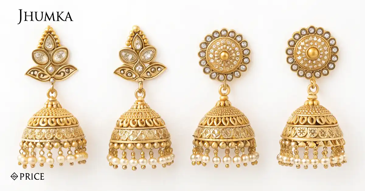 5 Gram Gold Jhumkas