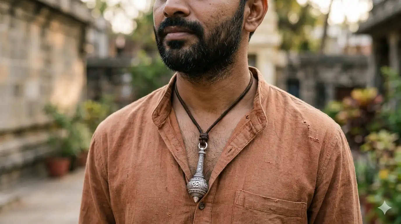 Hanuman Gada Locket Symbol of Strength, Protection & Spiritual Energy