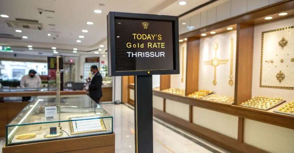 Today Gold Rate in Thrissur